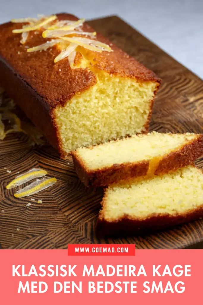 Madeira kage med citron: sådan laver du den klassiske version derhjemme