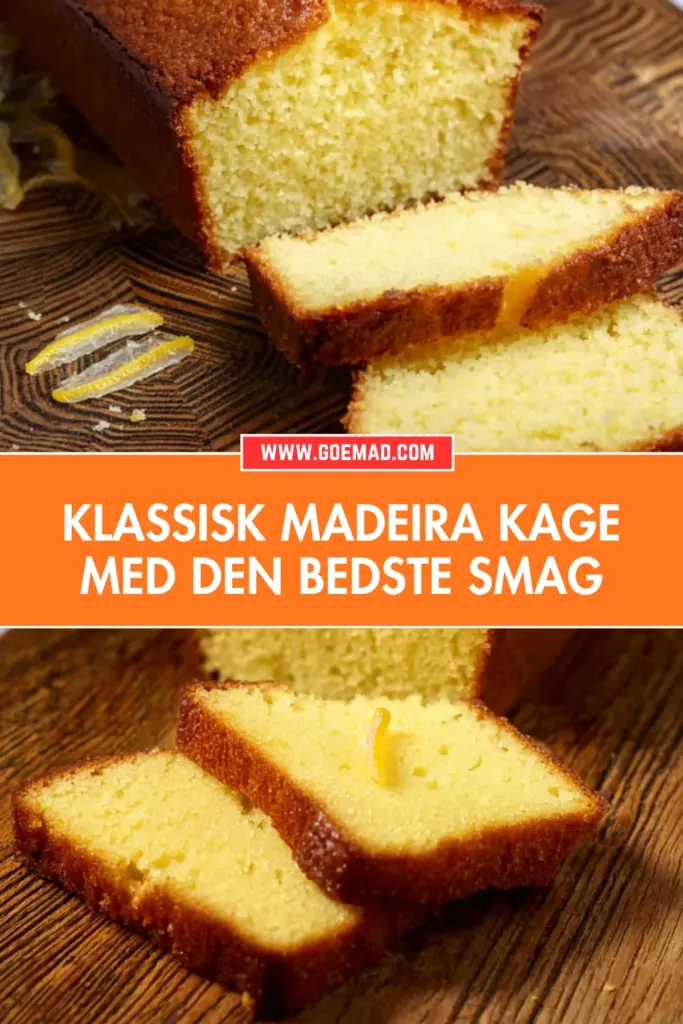 Madeira kage med citron: sådan laver du den klassiske version derhjemme