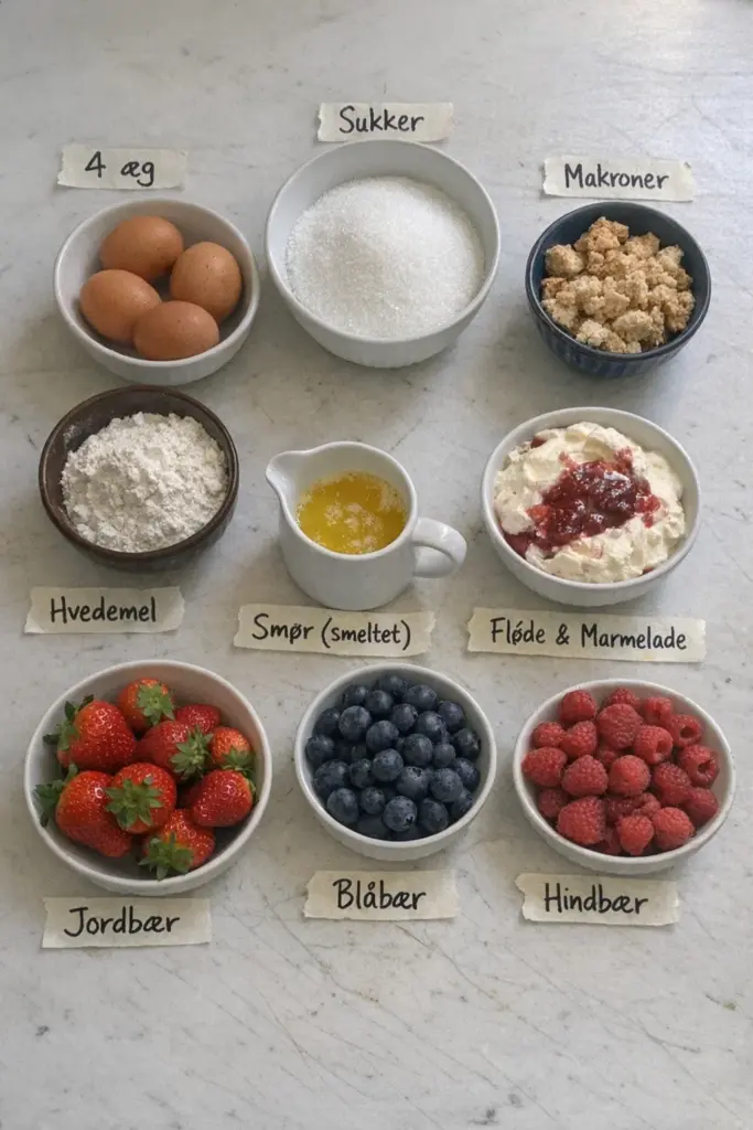 Klassisk makronkage: saftig, gylden og fuld af smag