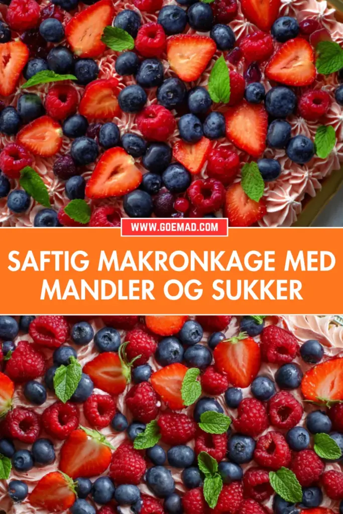 Klassisk makronkage: saftig, gylden og fuld af smag