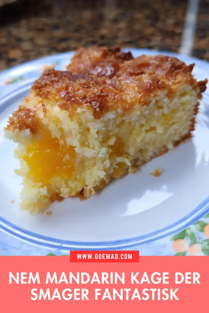 Saftig mandarin kage med kokos: nem opskrift der altid lykkes
