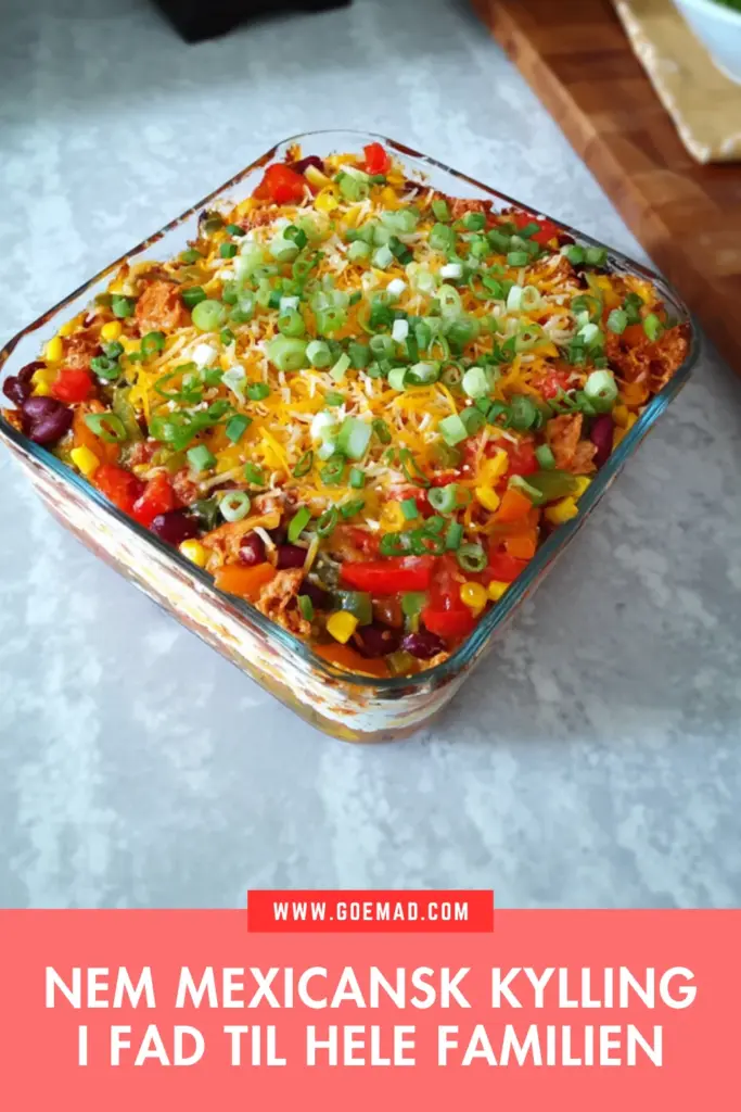 Nem mexicansk kylling i fad: en opskrift hele familien elsker