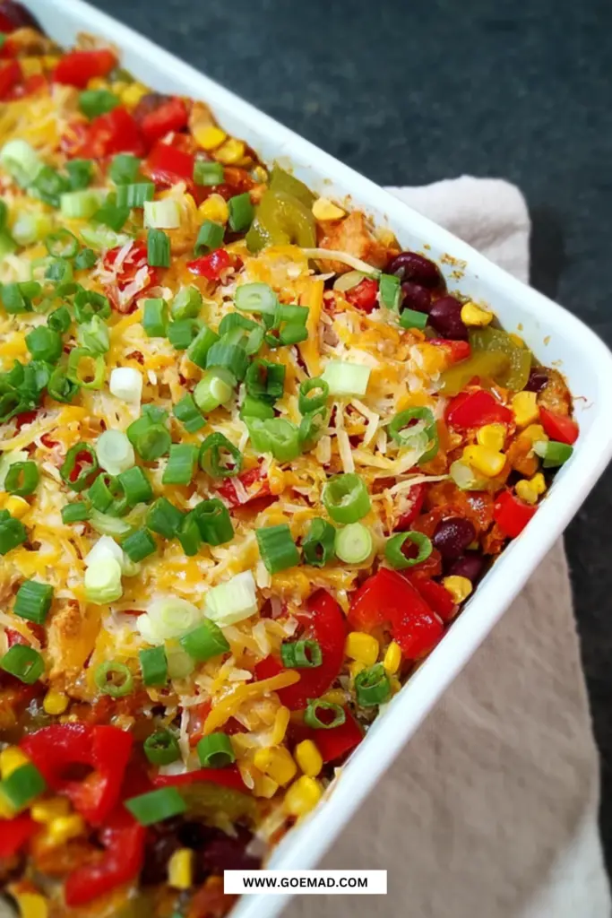 Nem mexicansk kylling i fad: en opskrift hele familien elsker