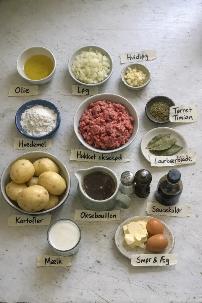 Klassisk millionbøf i fad: den bedste hjemmelavede opskrift med kartoffelmos