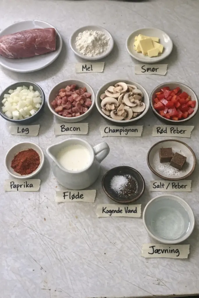 Saftig mørbrad i paprikasovs med fløde og masser af smag