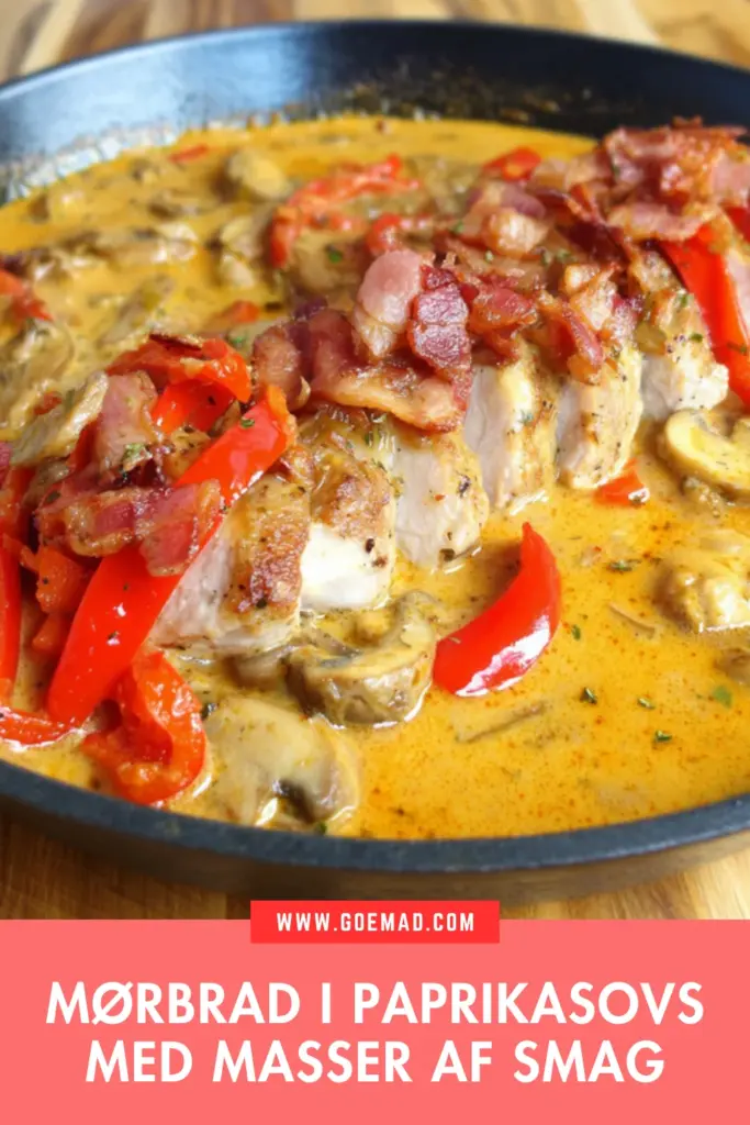 Saftig mørbrad i paprikasovs med fløde og masser af smag