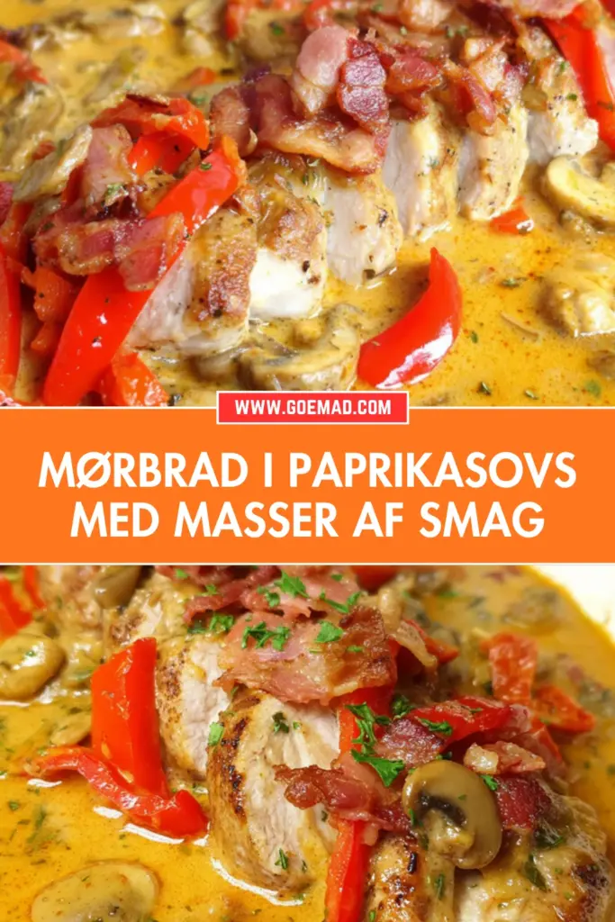 Saftig mørbrad i paprikasovs med fløde og masser af smag