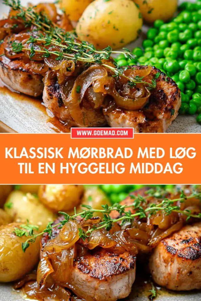 Mørbrad med løg: en klassisk opskrift til hyggeaftenen