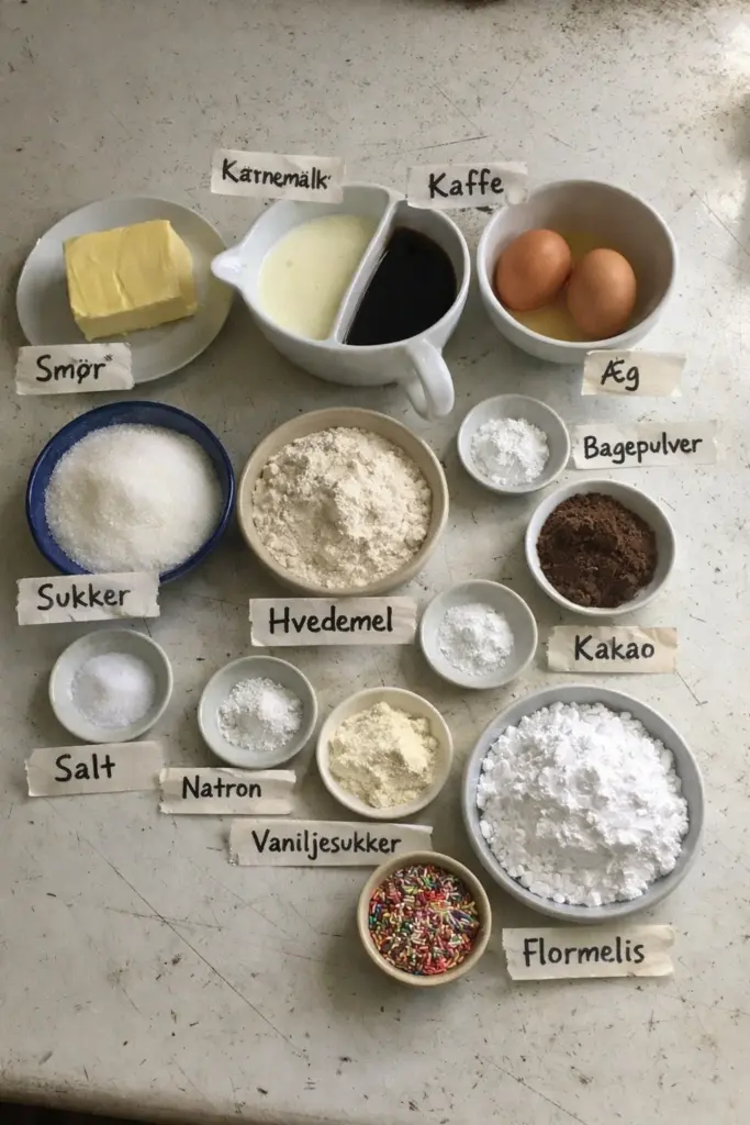 Nem kage til mange personer: saftig chokoladekage til hele selskabet