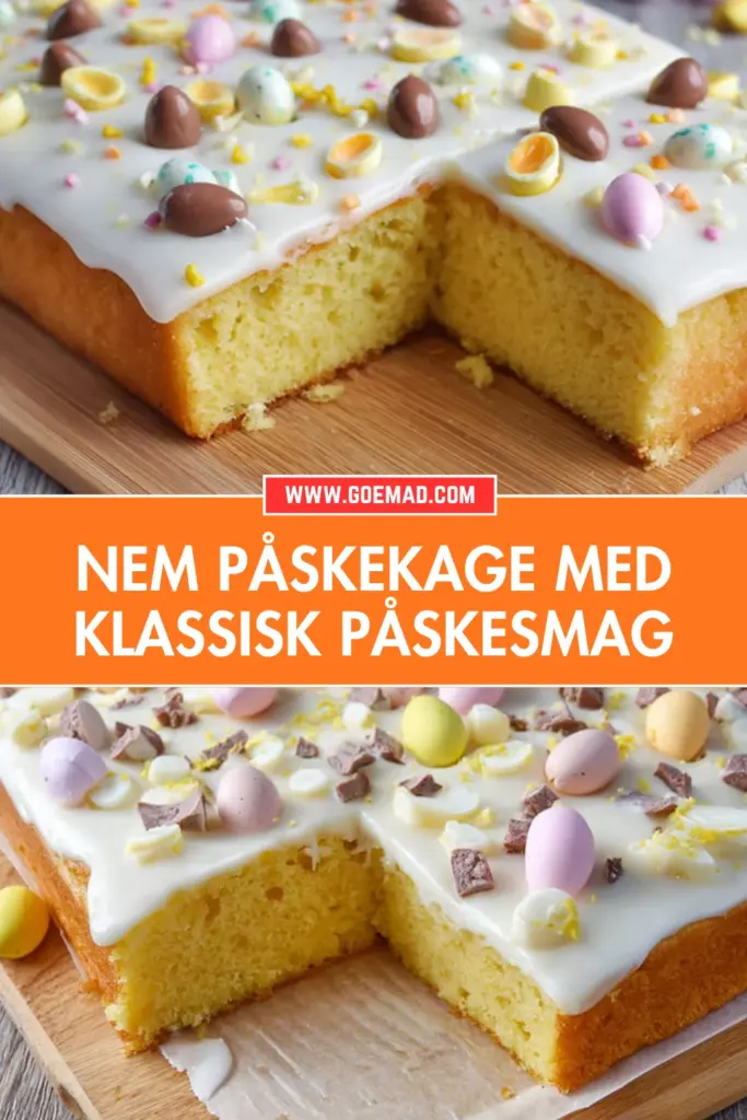 Nem påskekage med klassisk smag: den bedste opskrift til påskebordet