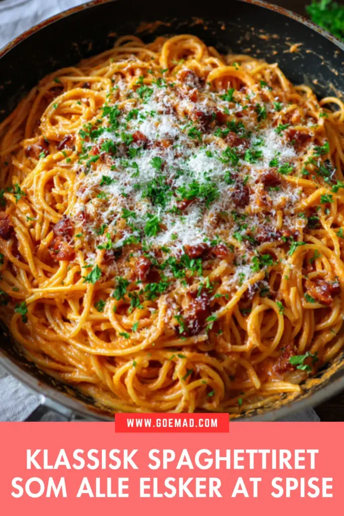 Nem spaghettiret med bacon og fløde: sådan laver jeg den hver gang