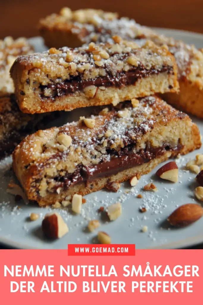 Nemme nutella småkager der altid bliver perfekte