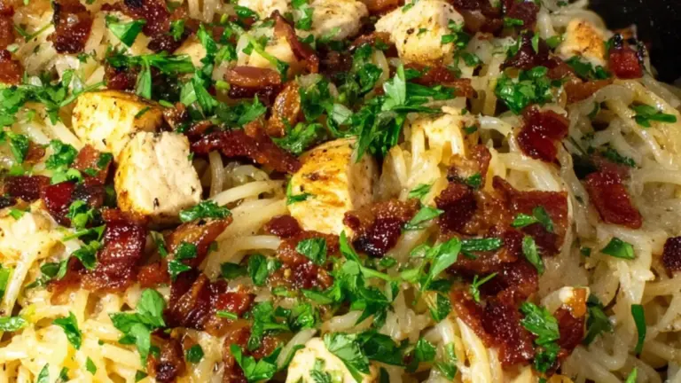 Saftig one pot pasta med kylling til travle hverdage