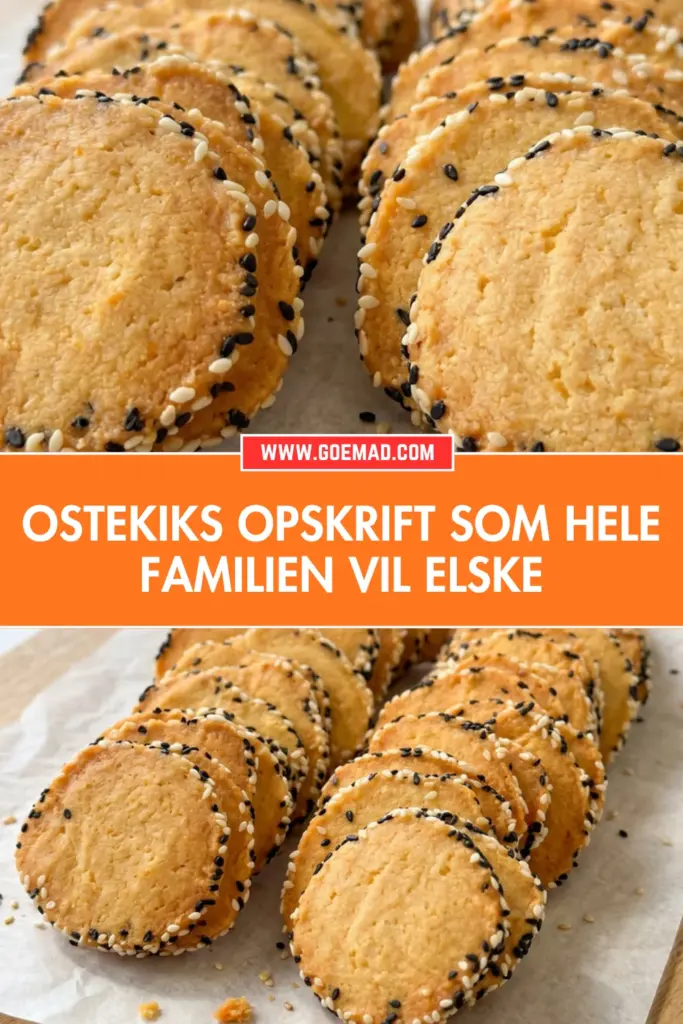 Hjemmelavede ostekiks: den bedste opskrift til hele familien