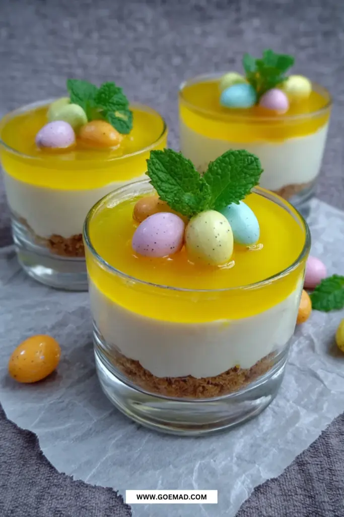Påske cheesecake i glas: en nem og cremet dessert til påskefrokosten
