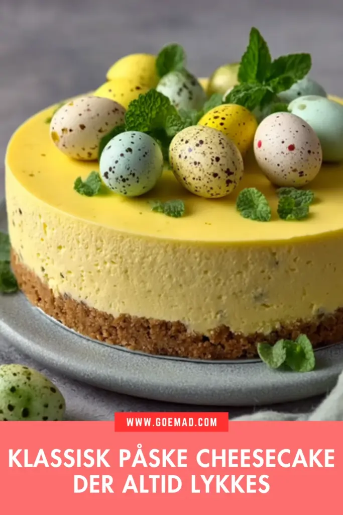 Nem påske cheesecake uden bagning: cremet, frisk og fuld af forår