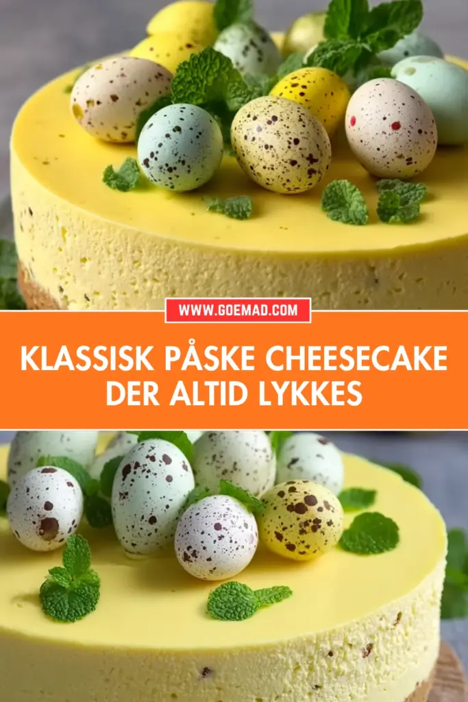 Nem påske cheesecake uden bagning: cremet, frisk og fuld af forår
