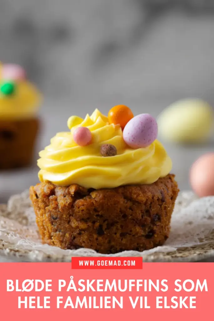 Saftige påskemuffins som hele familien elsker: trin for trin opskrift
