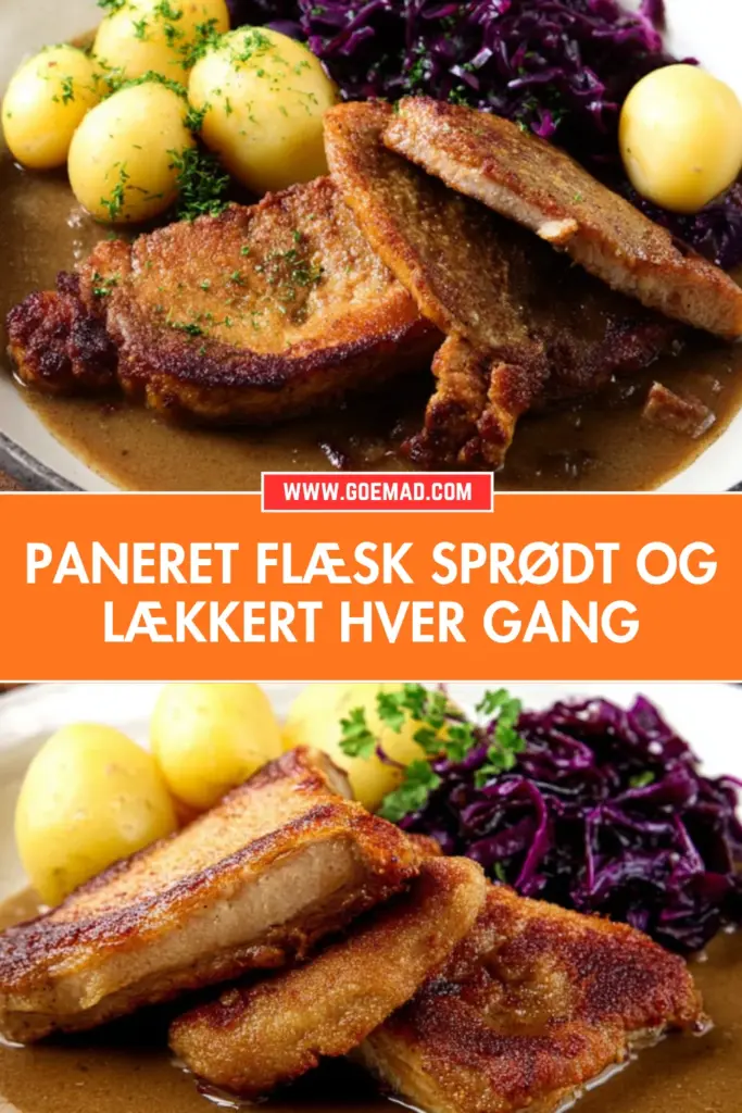 Paneret flæsk: sprødt og lækkert hver gang med den klassiske opskrift