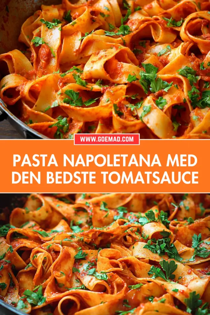 Pasta napoletana: nem italiensk pastaret med frisk tomatsauce