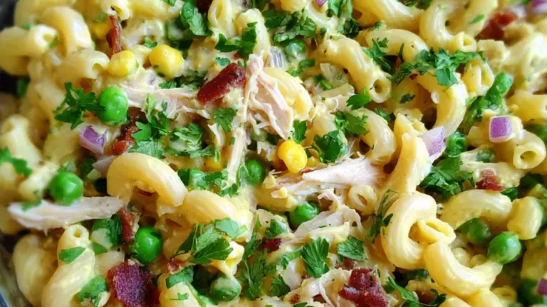 Pastasalat med kylling der faktisk smager af noget: nem opskrift med karry