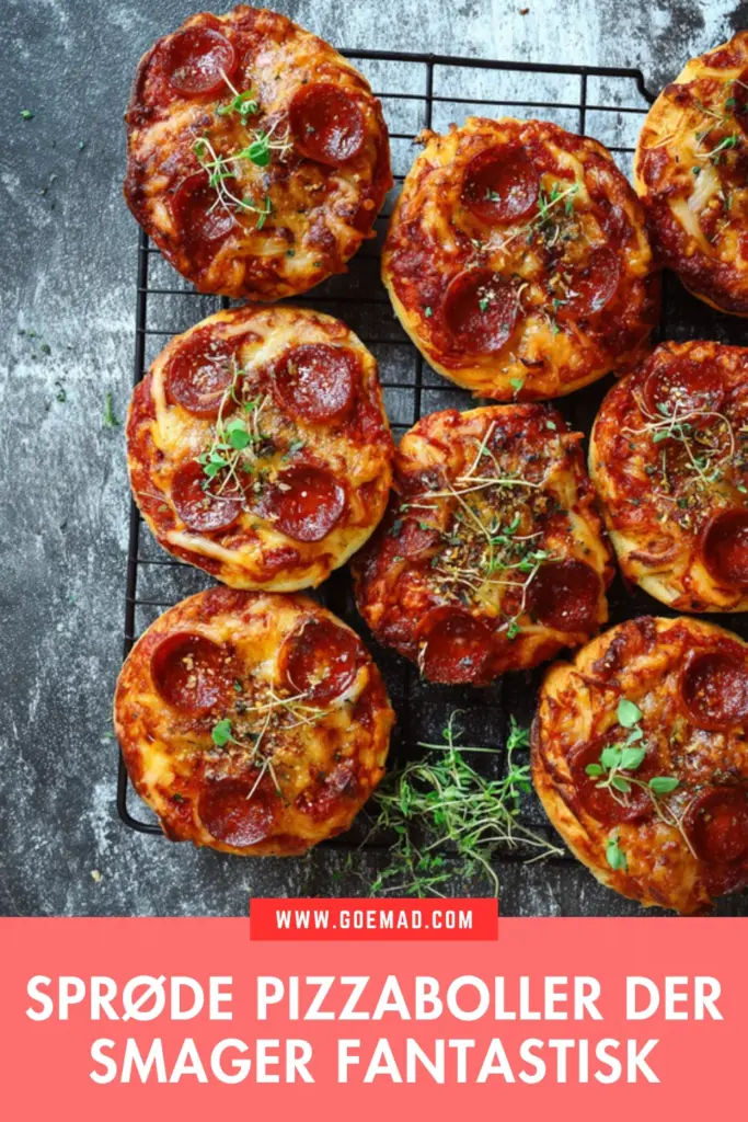 Pizzaboller opskrift: nem og velsmagende med gær og pepperoni