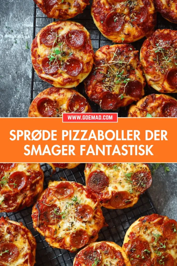 Pizzaboller opskrift: nem og velsmagende med gær og pepperoni