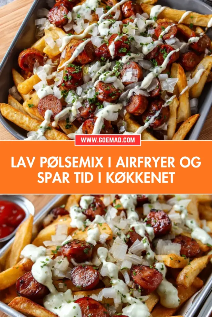 Pølsemix i airfryer: spar tid og få sprøde fritter hver gang