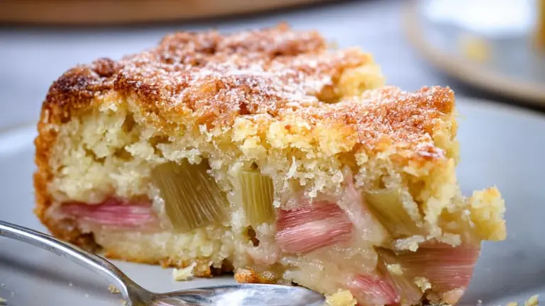 Rabarberkage der altid lykkes: nem opskrift med få ingredienser