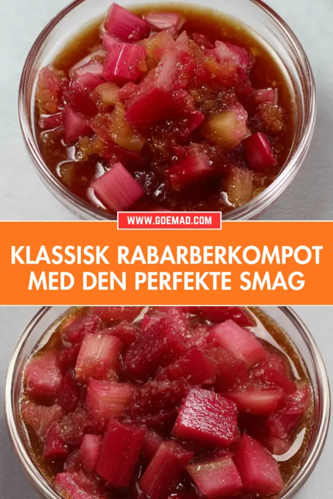 Klassisk rabarberkompot: den bedste hjemmelavede opskrift til sæsonen