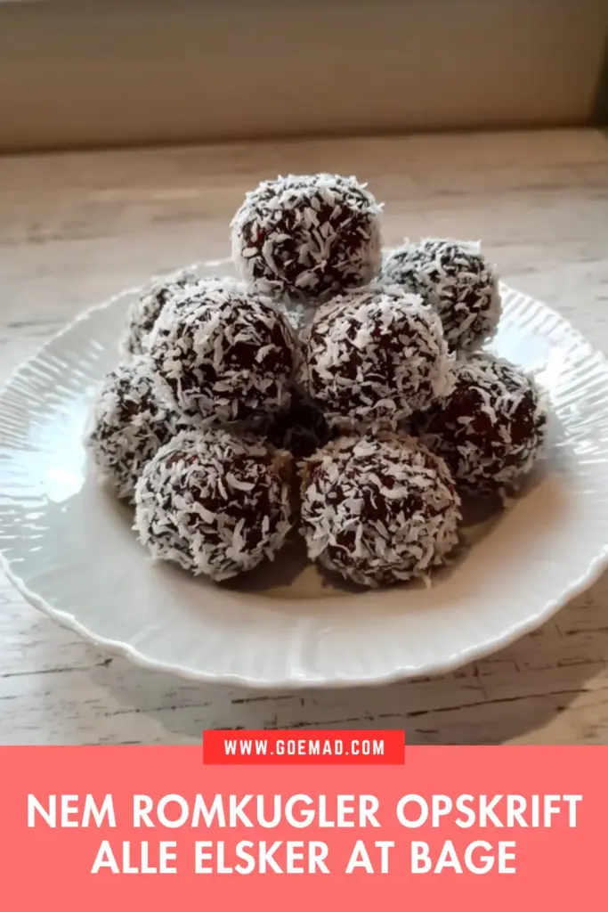 Romkugler opskrift uden bagning: nem og elsket af hele familien