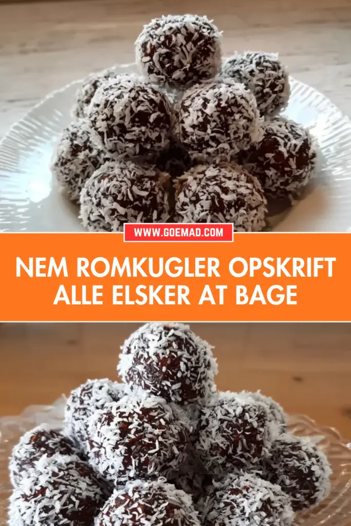 Romkugler opskrift uden bagning: nem og elsket af hele familien