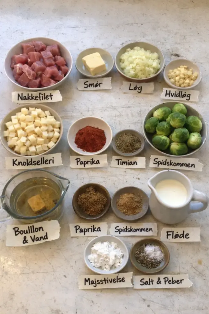 Rosenkålsgryde med nakkefilet: en varm og mættende hverdagsret