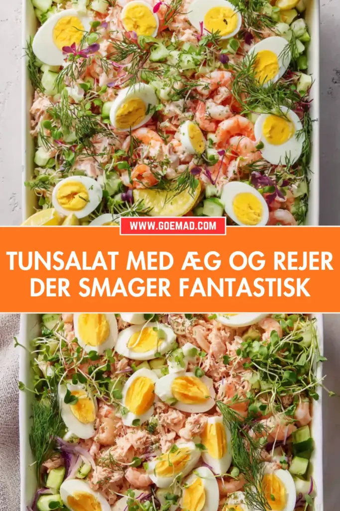 Tunsalat med æg og rejer: den bedste opskrift til et flot fad
