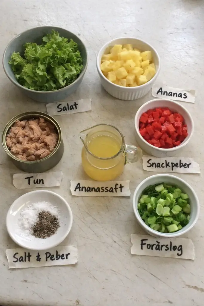 Tunsalat med ananas: en nem og cremet opskrift der virker hver gang