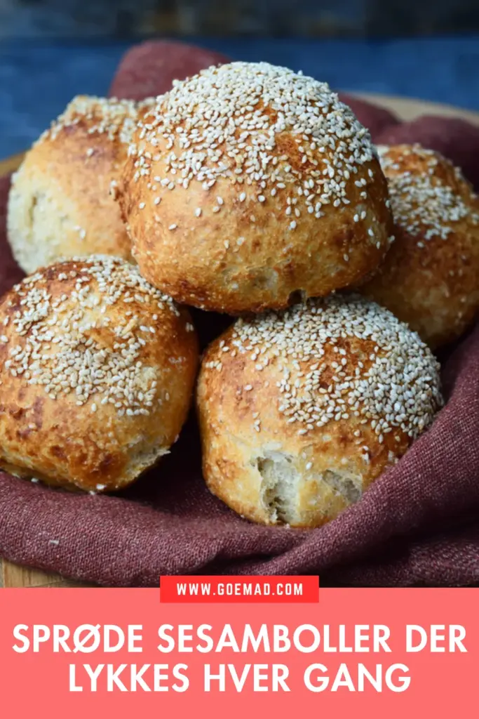 Sprøde sesamboller der lykkes hver gang: nem opskrift til alle