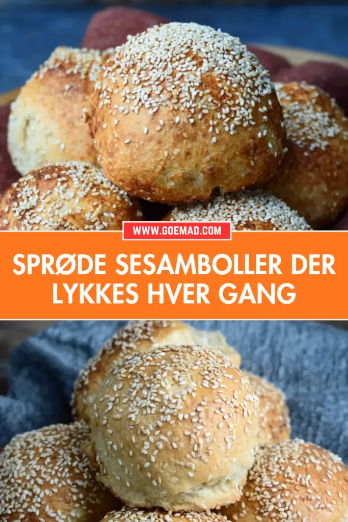Sprøde sesamboller der lykkes hver gang: nem opskrift til alle