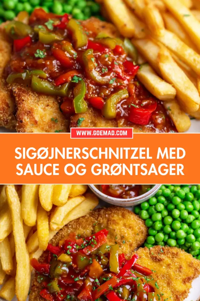 Klassisk sigøjnerschnitzel: sprød panering og fyldig hjemmelavet sauce