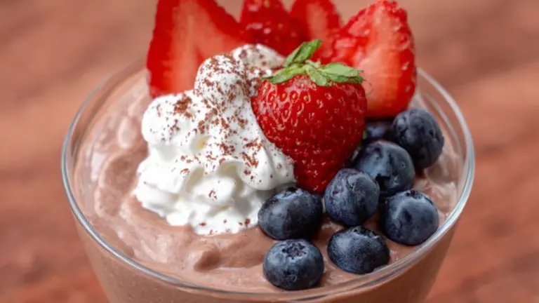 Skyr med kakao som dessert: hurtig, sund og overraskende god