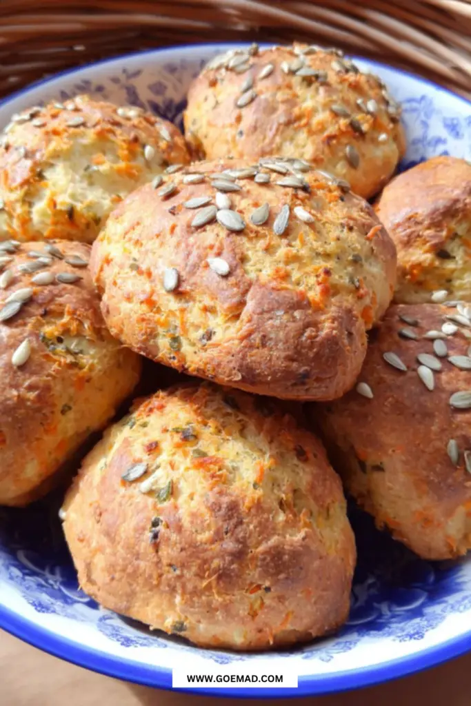 Skyrboller med gulerødder: nem opskrift uden gær der virker hver gang