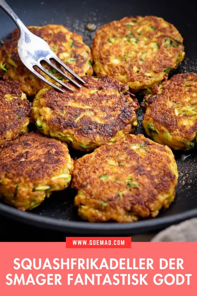 Sprøde squashfrikadeller lavet fra bunden: enkel opskrift du vil lave igen
