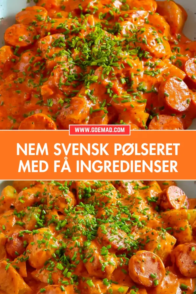 Klassisk svensk pølseret: en nem og cremet opskrift til travle hverdage