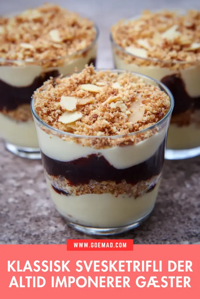 Klassisk svesketrifli: den bedste opskrift til at imponere dine gæster