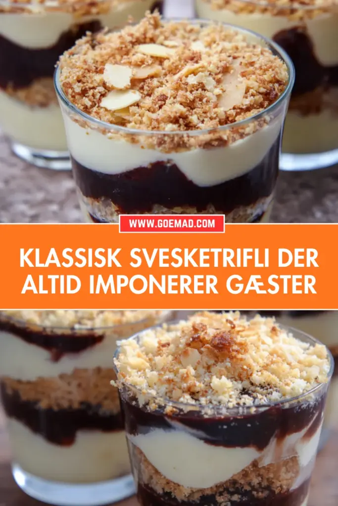 Klassisk svesketrifli: den bedste opskrift til at imponere dine gæster