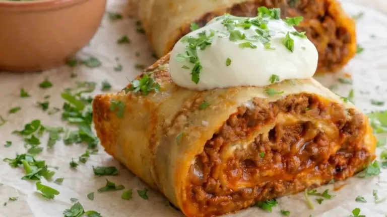 Kartoffelroulade: nem og klassisk opskrift med tacokød og flødeost