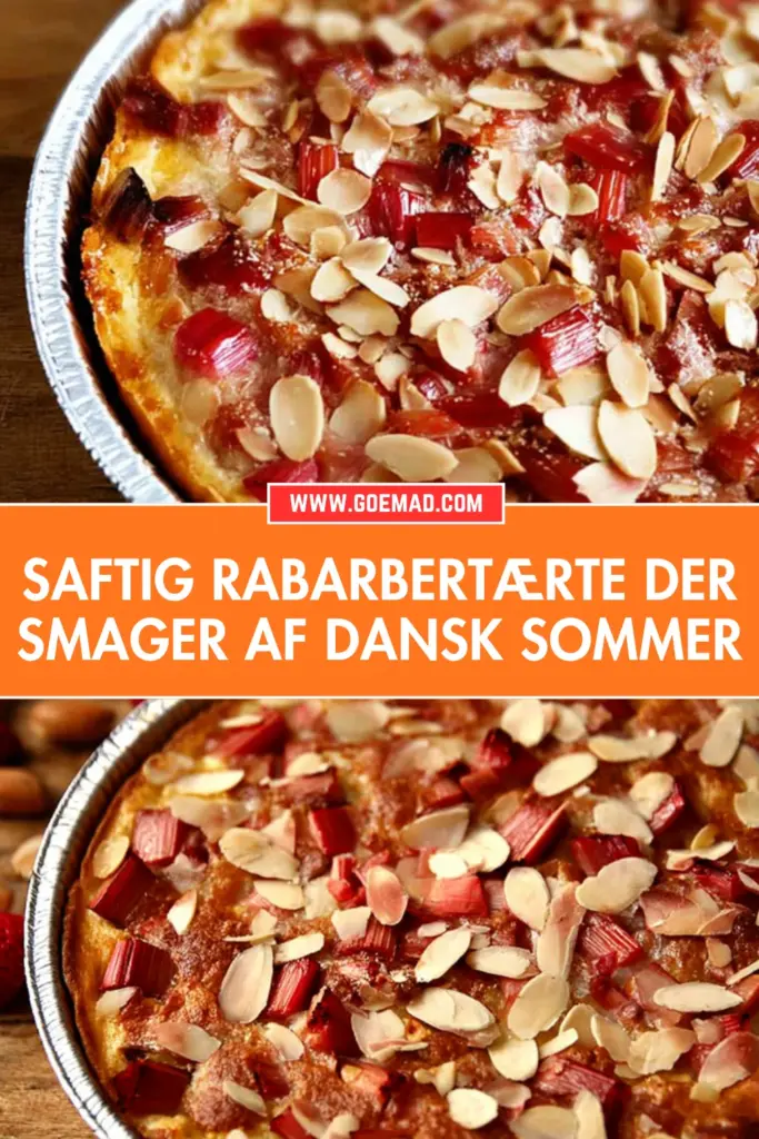 Saftig rabarbertærte: den bedste hjemmelavede opskrift til sommeren