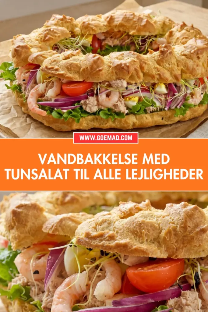 Vandbakkelse med tunsalat: nem og festlig opskrift til alle lejligheder