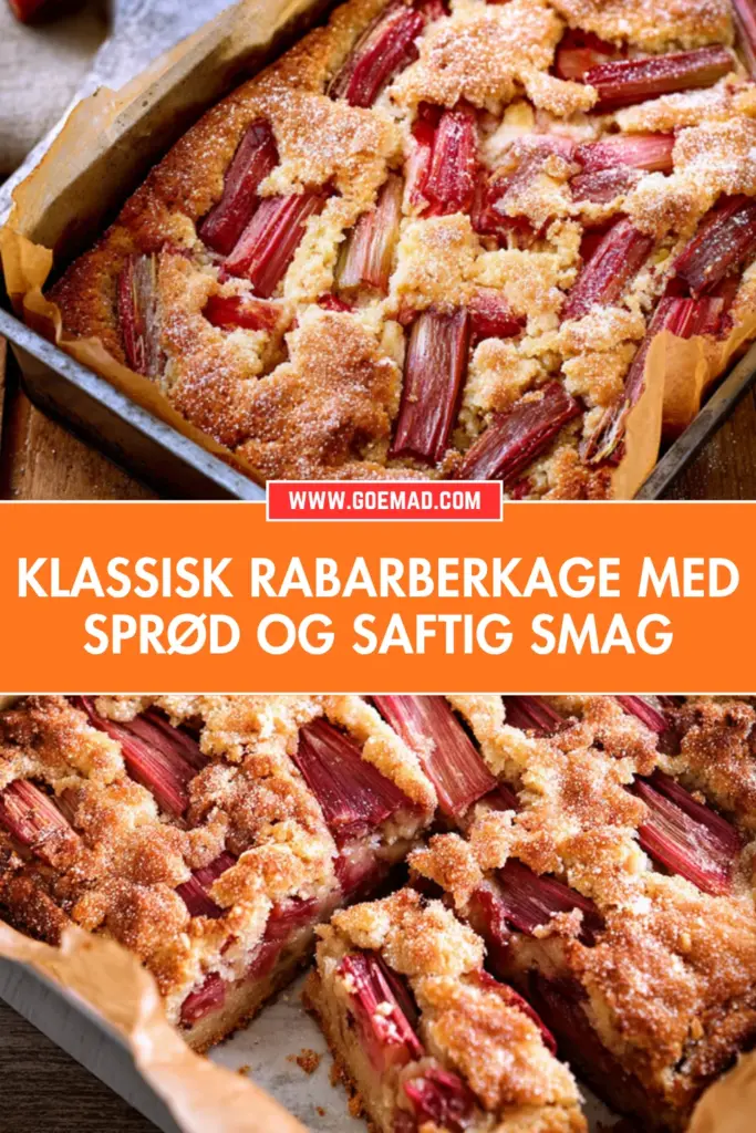 Rabarberkage der altid lykkes: nem, klassisk og uimodståelig saftig