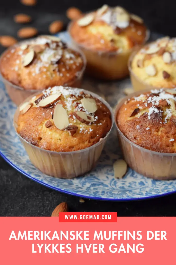 Amerikanske muffins med skyr og mandler: min bedste opskrift