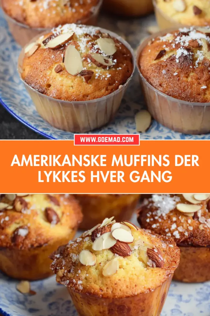Amerikanske muffins med skyr og mandler: min bedste opskrift